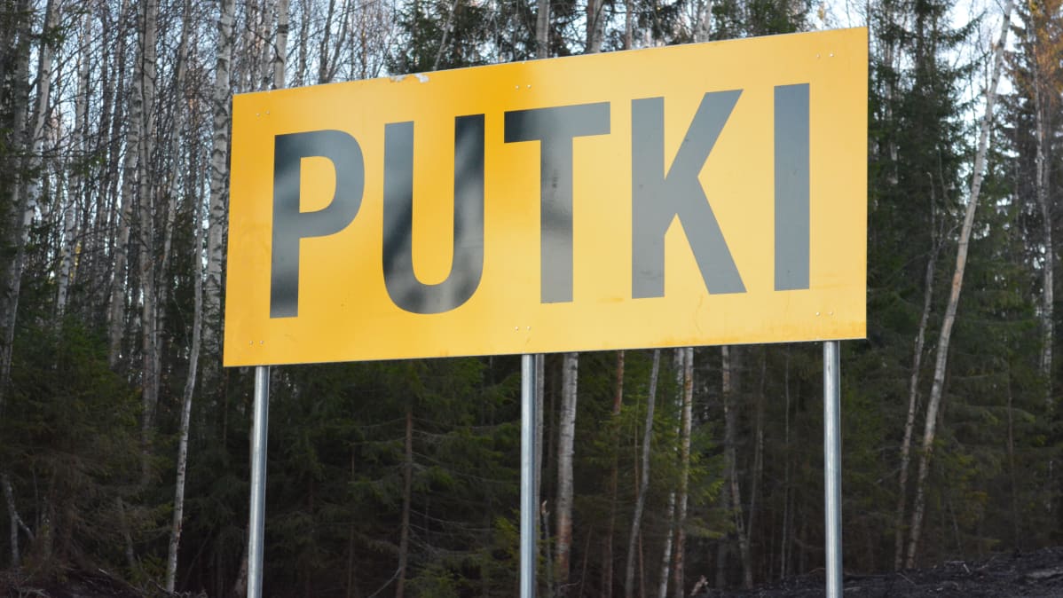 Terrafamen purkuputken ympäristöä Sotkamossa.