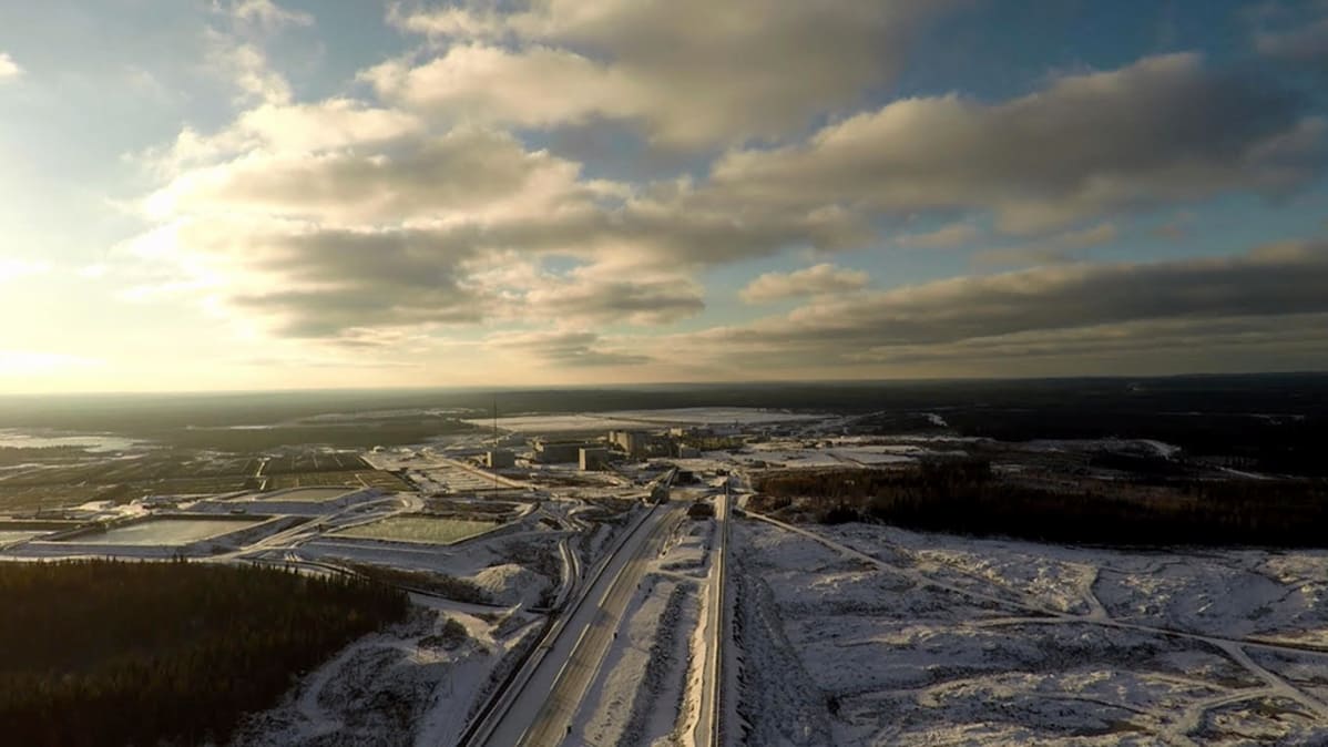 ilmakuvaa kaivosalueesta