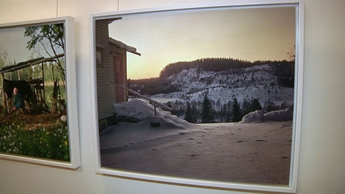 Kuva Pekka Turusen teoksesta Kemie, Tohmajärvi, 1991. Osa Maaseudun Tulevaisuus -lehden näyttelystä Sata vuotta, sata kuvaa Pohjoisessa valokuvakeskuksessa Oulussa.