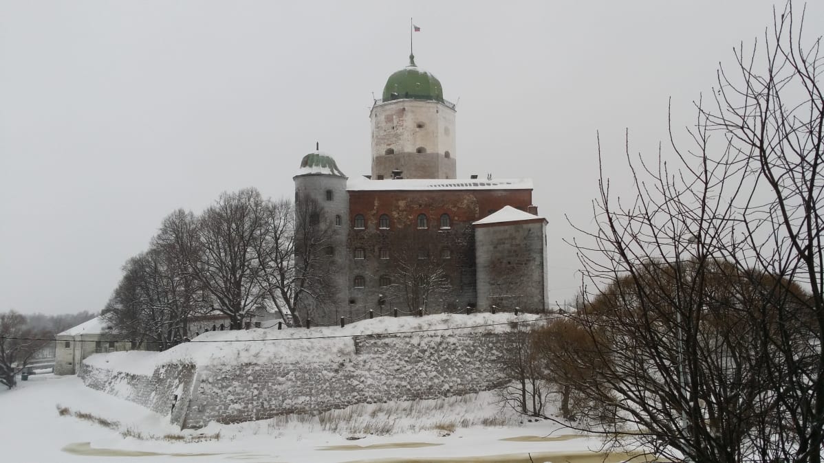 Viiipurin linna talvella