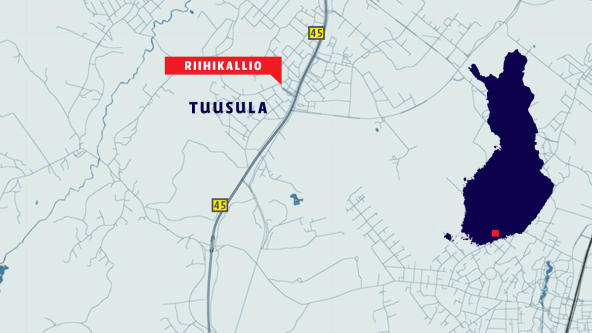 Tuusulan kartta.