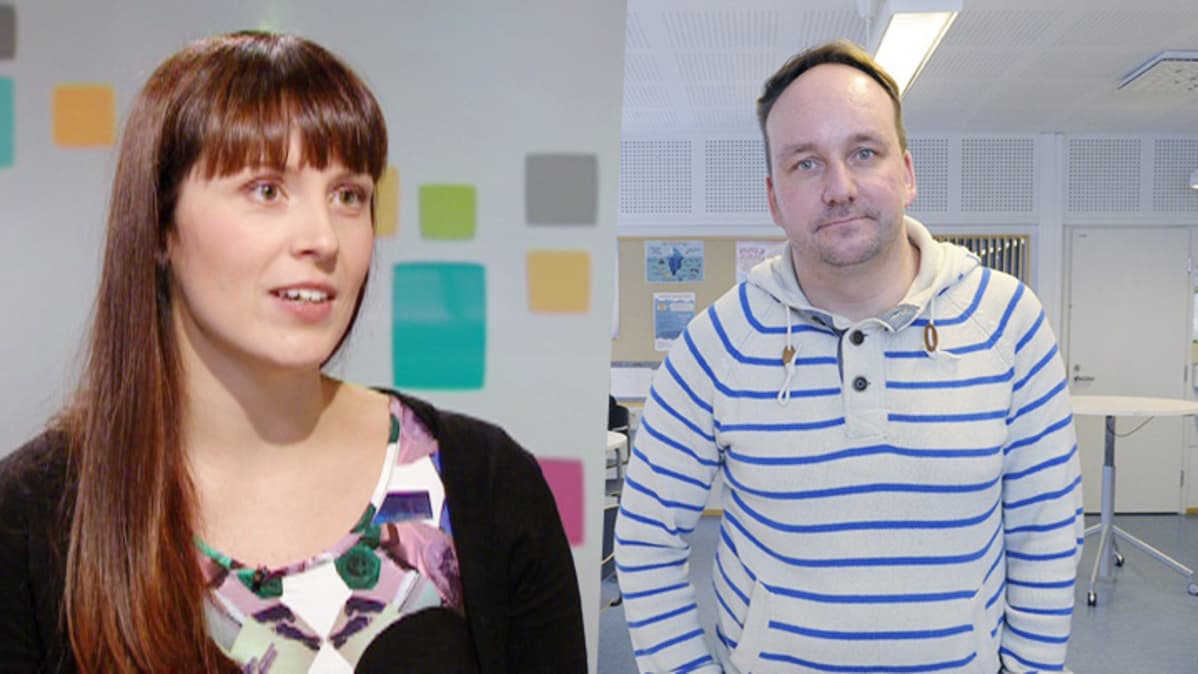 Katri Saarikivi ja Markus Humaloja.