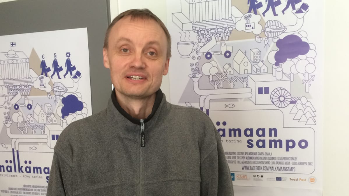 Nälkämaan Sampo -dokumenttielokuvan ohjaaja Mika Koskinen.