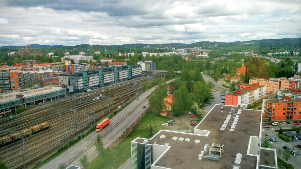 Uusi osayleiskaava koskee Rantaväylää, ratapihaa sekä valtatie 9:n ja valtatie 4:n alueita Mattilanniemen ja Lohikoskentien välillä.