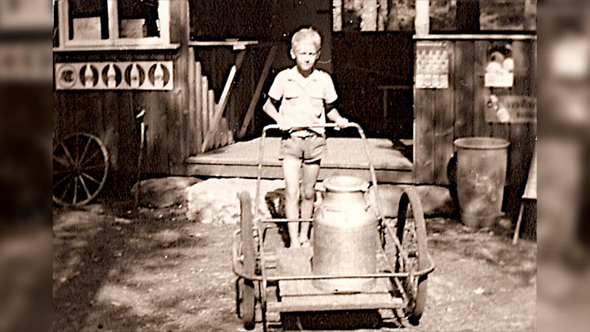 Pertti Lindeman lapsena