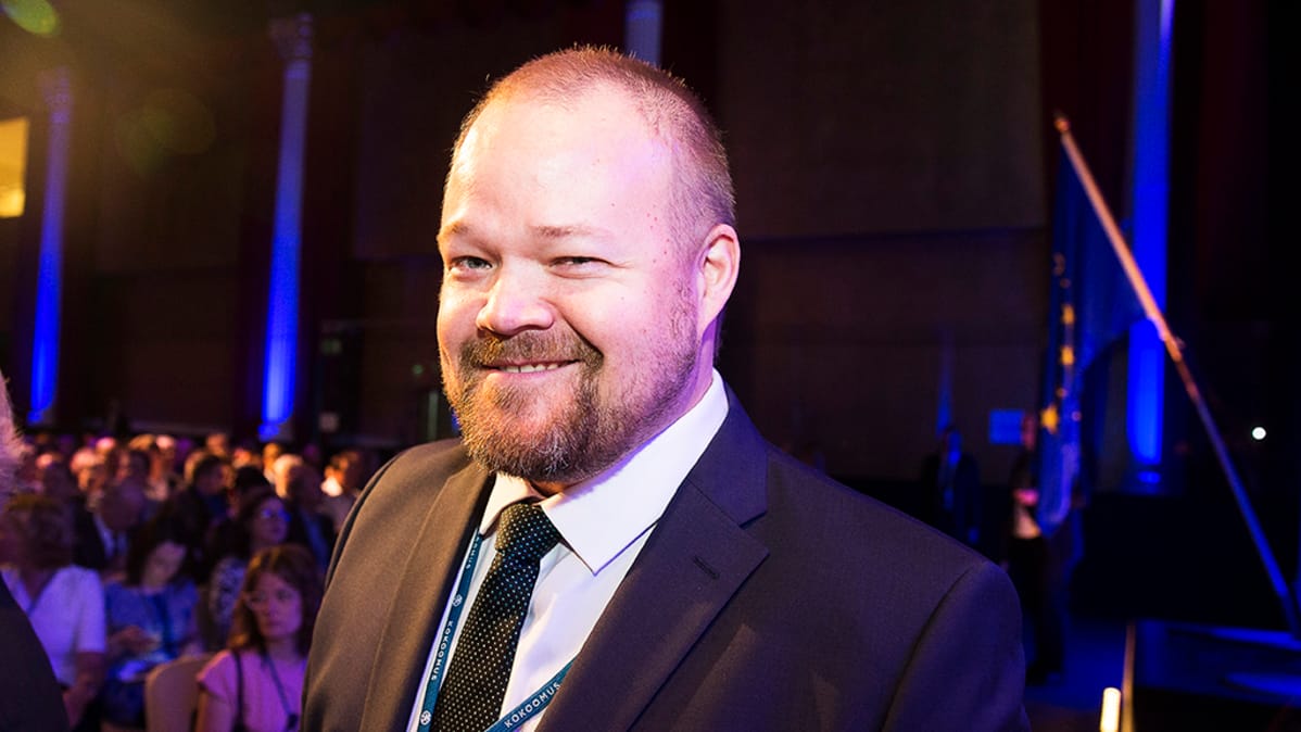 Kokoomuksen puoluesihteeri Janne Pesonen.