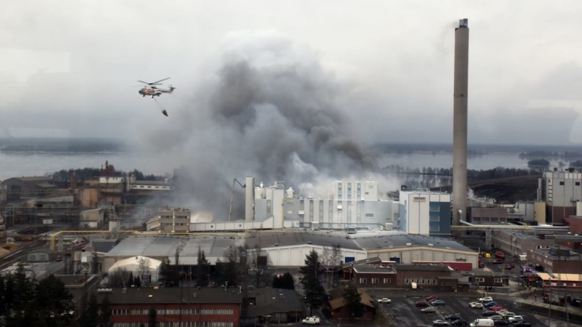Tulipalo Huntsmanin tehtaassa