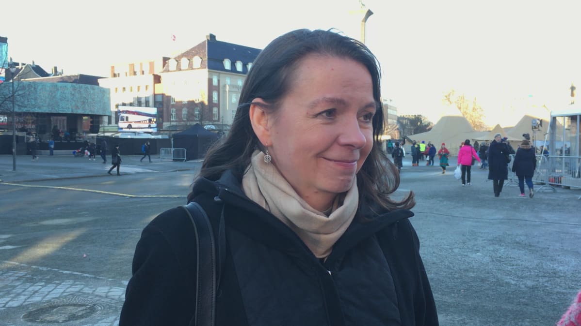 Johanna Suurpää Trondheimissa saamelaisten kansallispäivänä 6.2.2017
