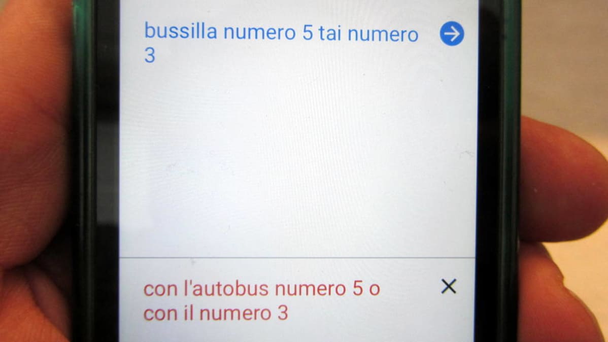 Köönnös italiasta suomeksi