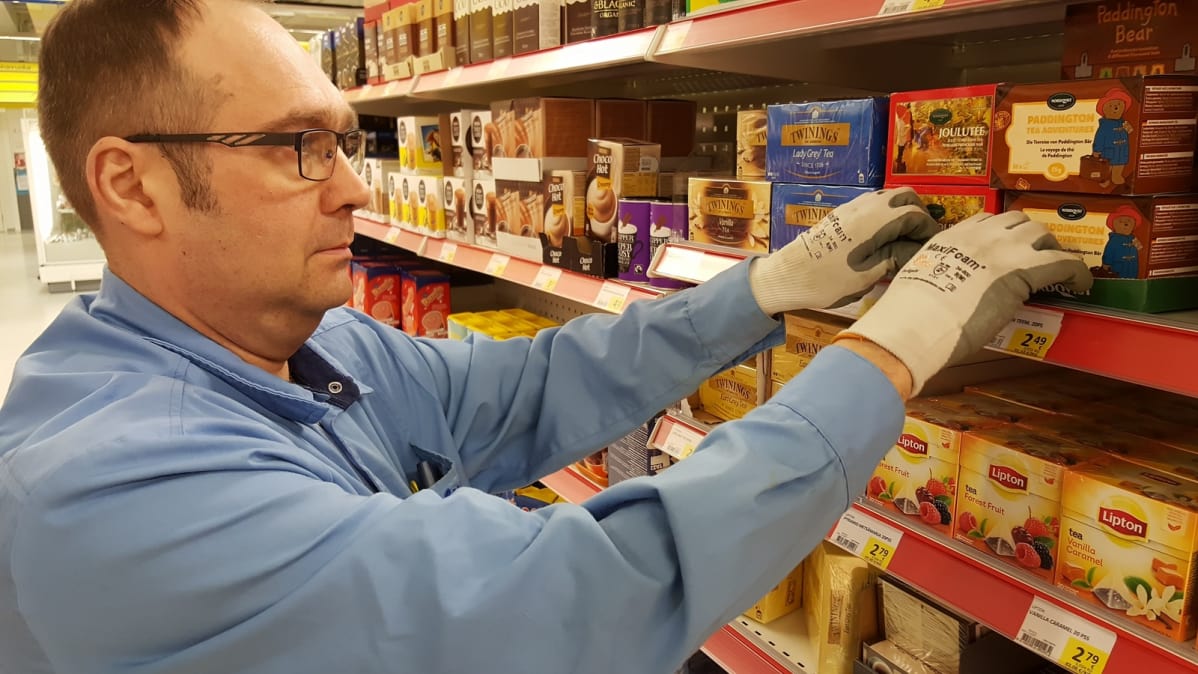 Marketpäällikkö Markus Räsänen, S-market Kauppakatu.