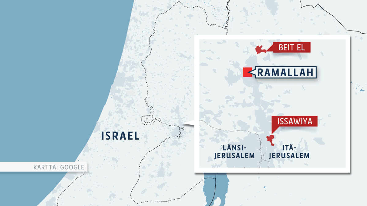 Israelin kartta