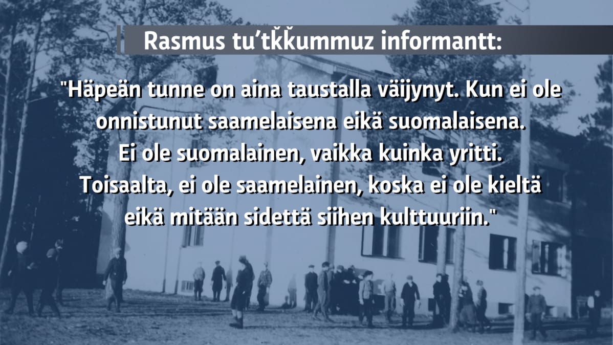 Minna Rasmuksen tutkimuksen informantti