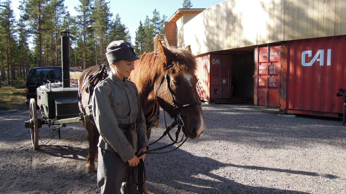 24-vuotias Kirppu-hevonen on yksi näytelmän tähdistä.