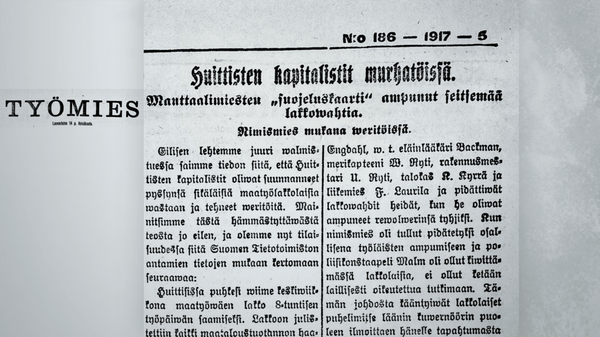 Lehtileike Työmies-lehdestä