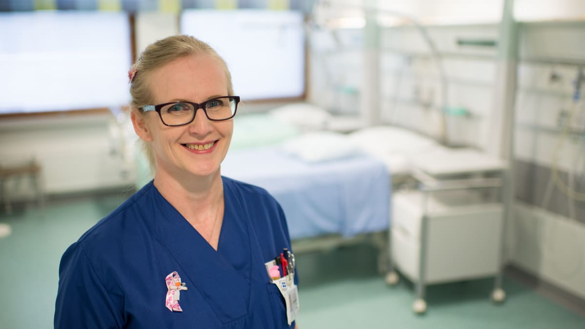 Lähihoitaja Johanna kuoppala.