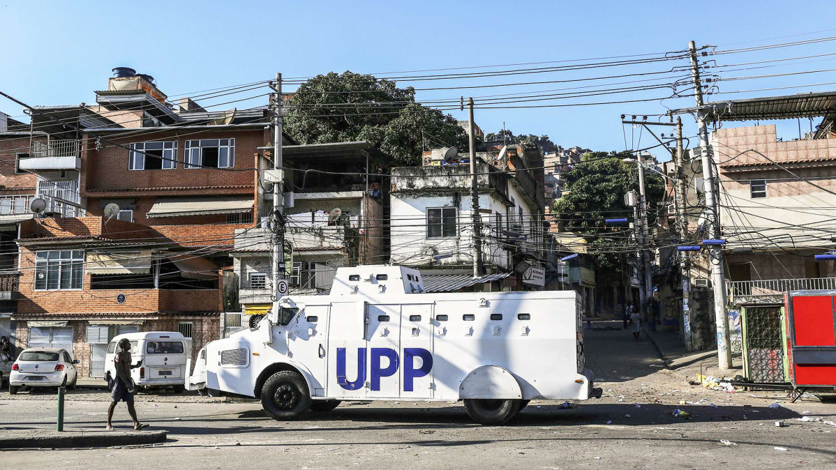Poliisiauto Mangueirassa.