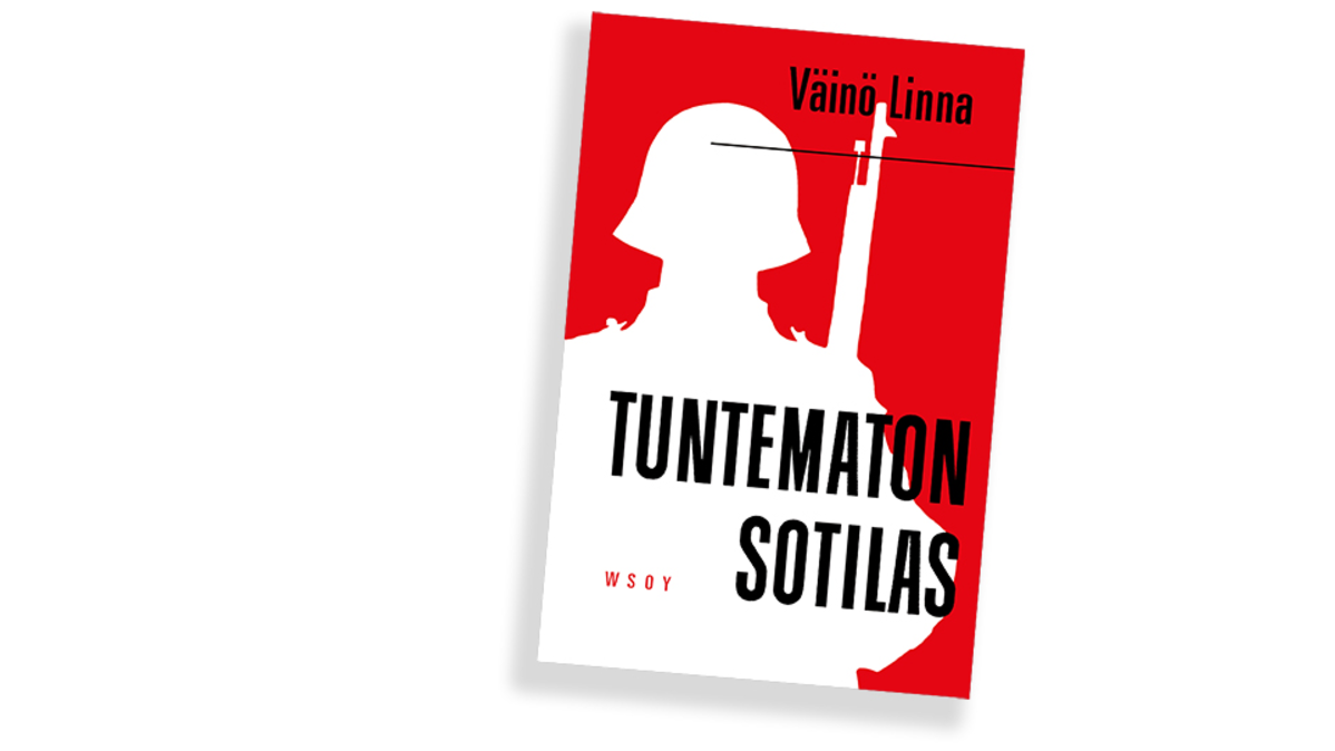 Tuntematon sotilas -kirjan kansi.