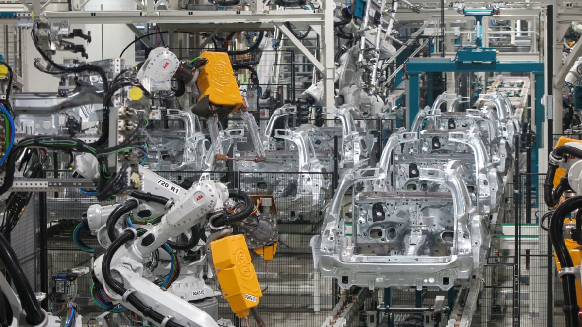 Valmet Automotiven Uudenkaupungin tehdas.