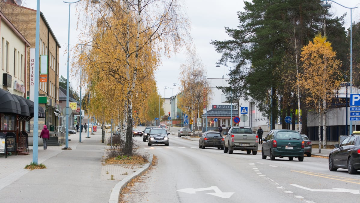 Sotkamon keskusta.