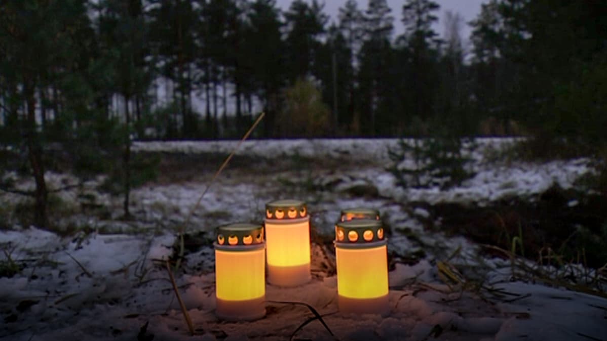 kolme kynttilää tien varrella