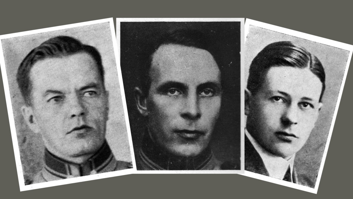 Konrad Laaksonen, Jussi Sihvo ja Arne Slöör