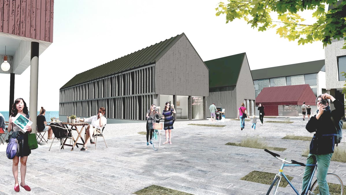 Europan14-arkkitehtikilpailun Tornion havainnekuva.