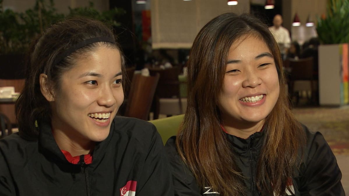 Amanda Yeap ja Mindy Lim.