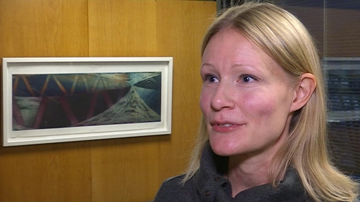 Niina Haake kaupungintalolla