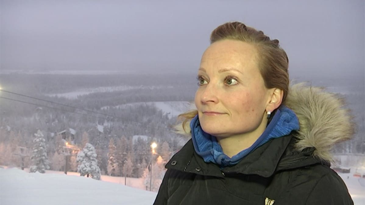 Pyhätunturi Oy:n vastaanottopäällikkö Terhi Kangas