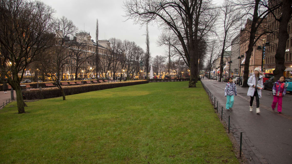 Lumeton Esplanadi 29.12. 2017.