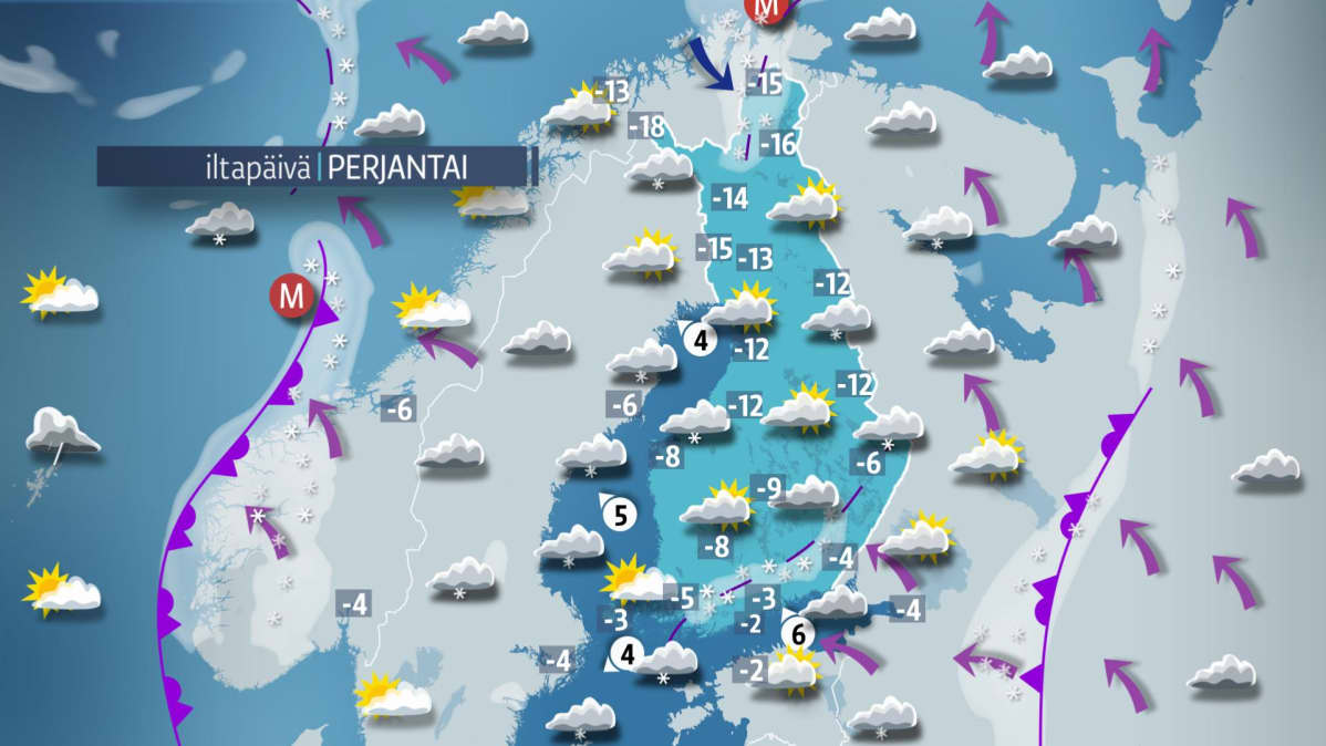 Sääkartta.