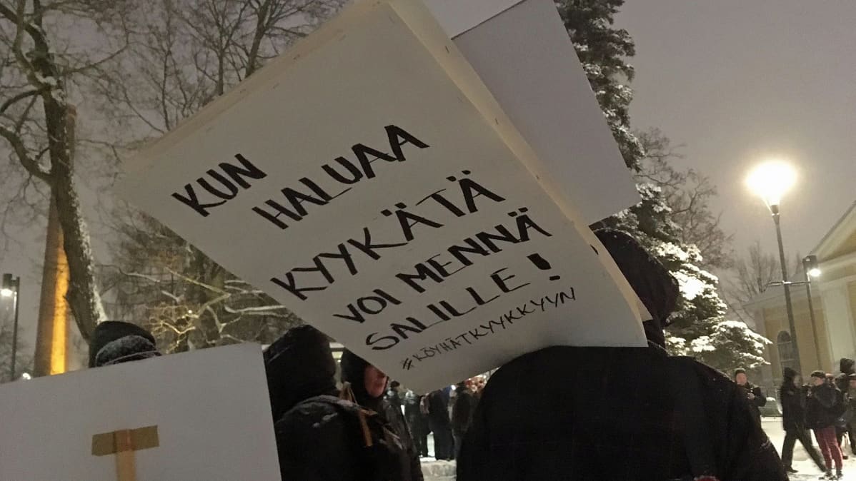 Mielenilmaukseen lähtevien kylttejä