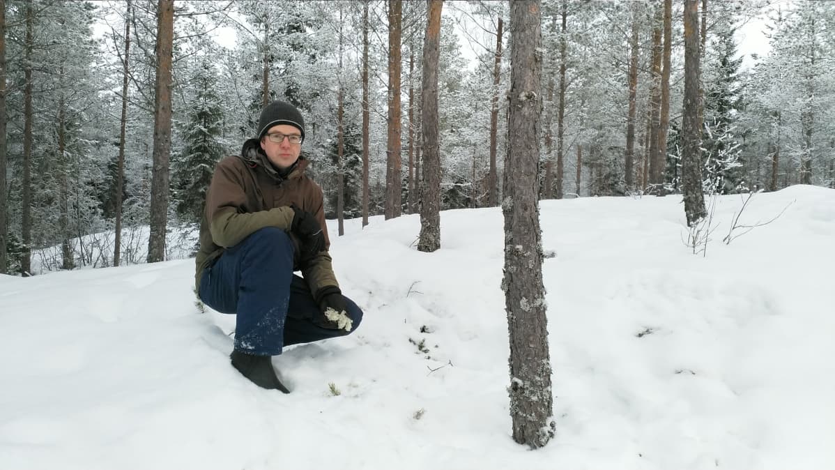 Biologi Mattias Kanckos liikkuu luonnossa joka päivä.