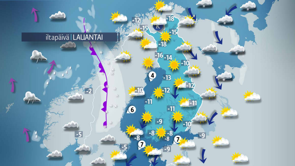 Sääkartta.