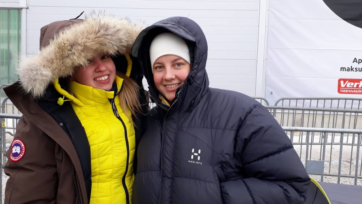 Siiri Seppälä ja Ann-Sophie Hotanen.