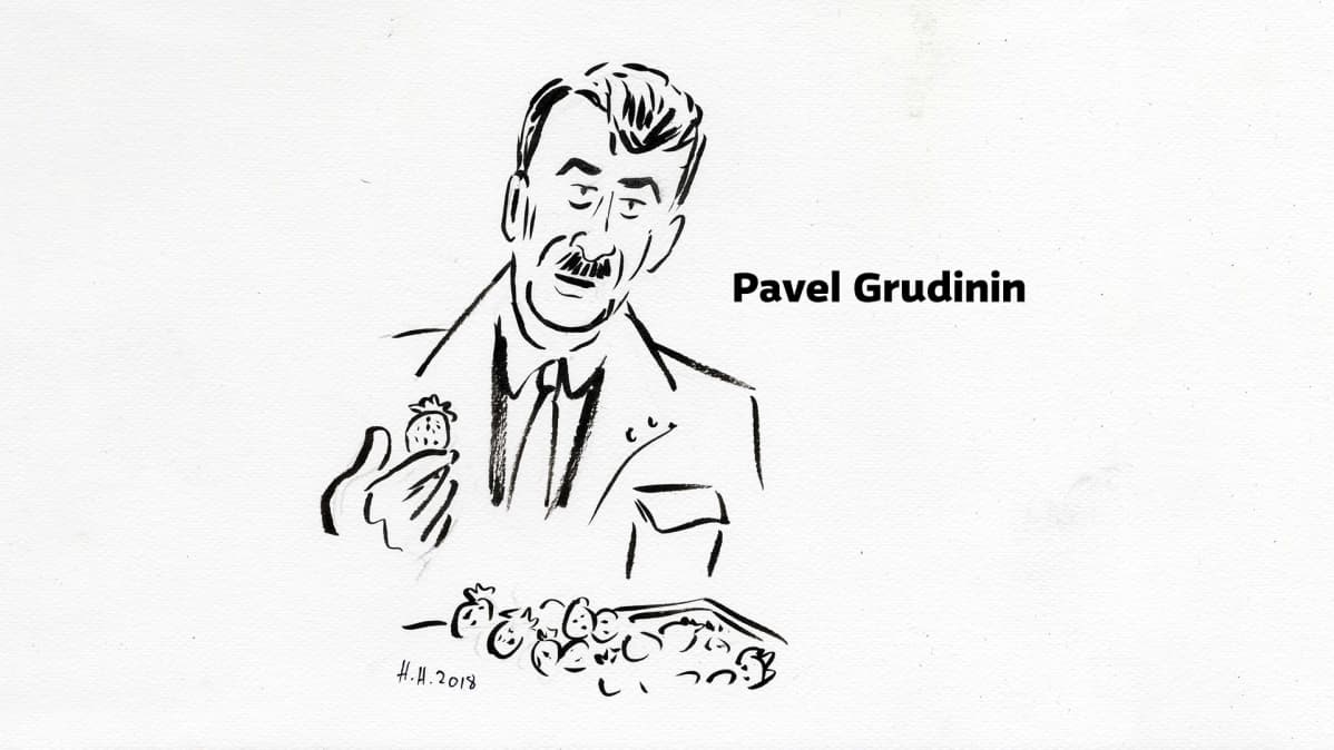 Piirros Pavel Grudinista