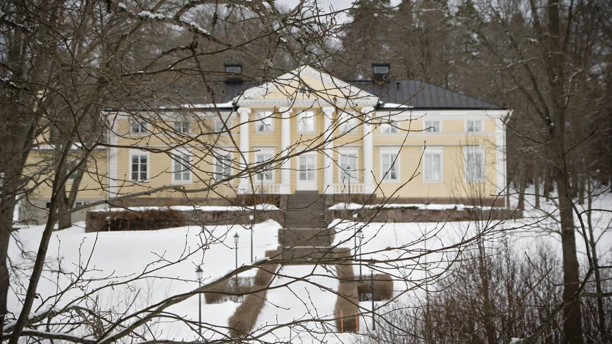 Königstedtin kartano maaliskuussa 2018.