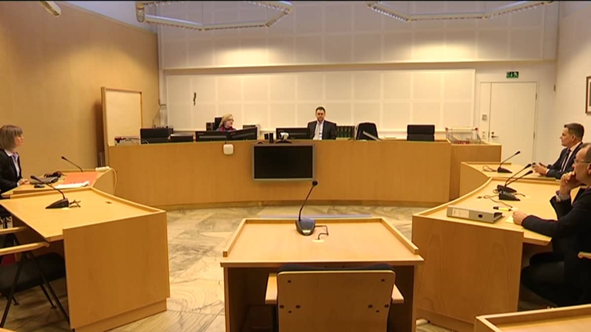 Levin hissikäräjien valmisteluistunto pidettiin Lapin käräjäoikeudessa Rovaniemellä maanantaina 10.4.2018.