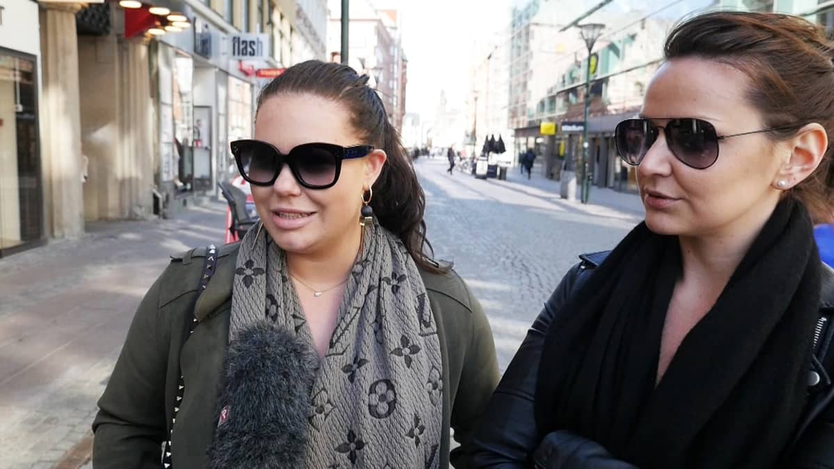 Felicia Falevall ja Jennifer Auvinen