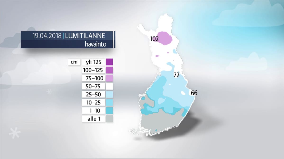 Lumitilanne kartta
