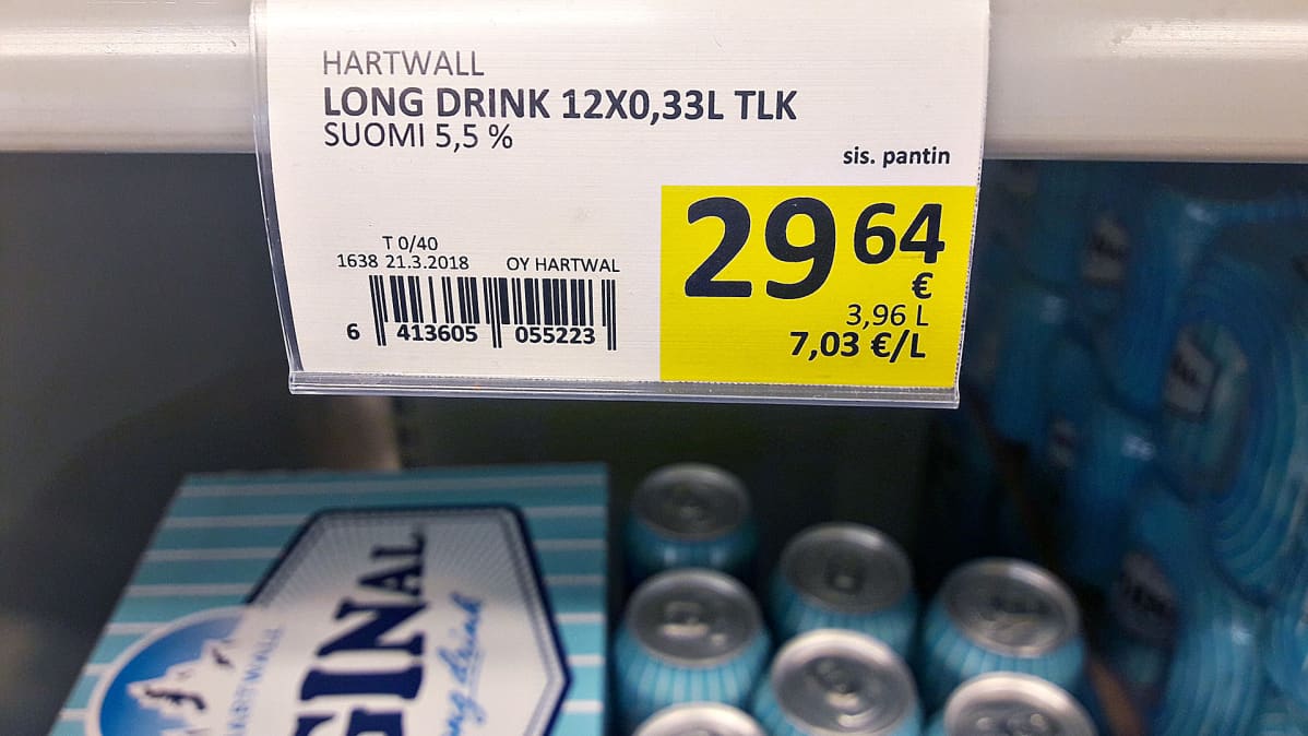Lonkeroa kaupassa myytävänä.
