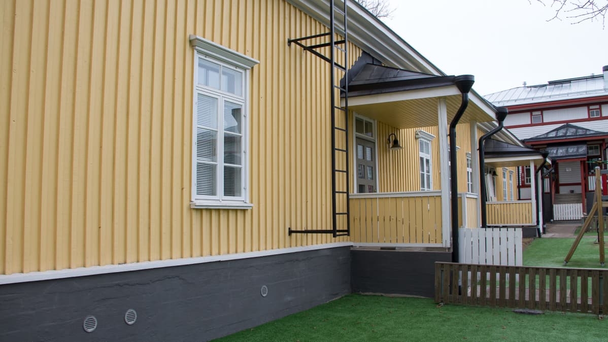 Snellmanin päiväkodin rakennus toimi poliisikammarina 1918