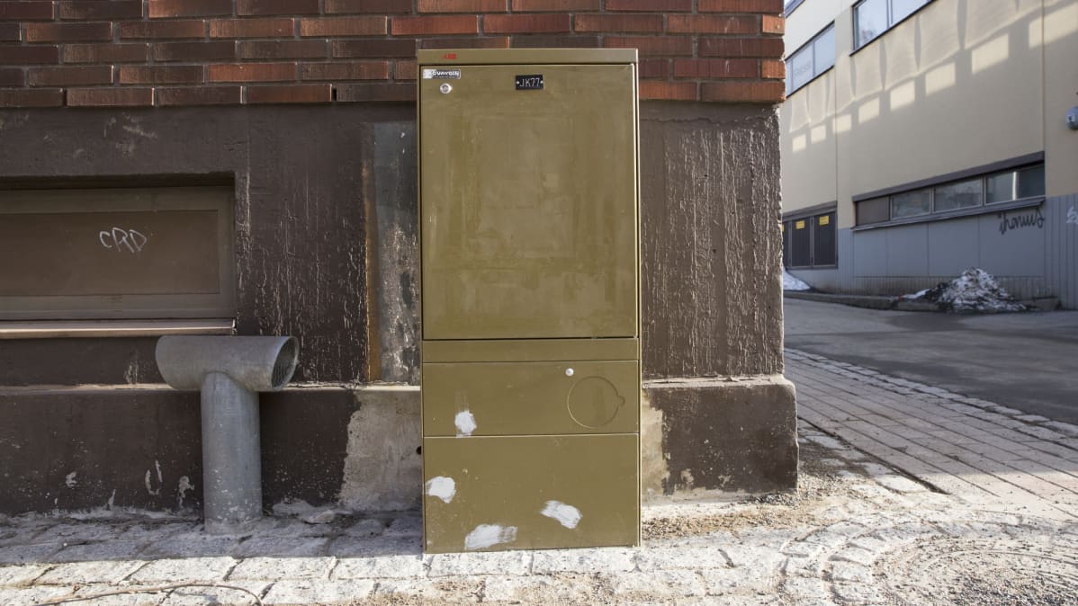 Sähkökaappi.