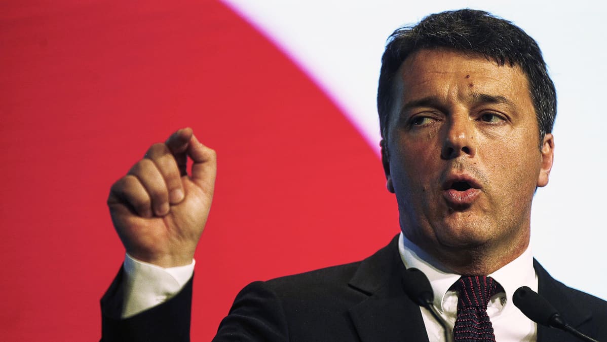 Entinen pääministeri Matteo Renzi.