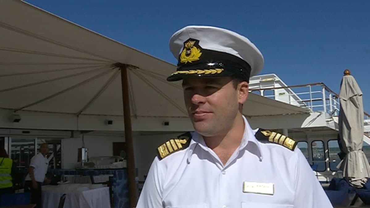 M/S Saga Pearlin kapteeni Kim Tanner