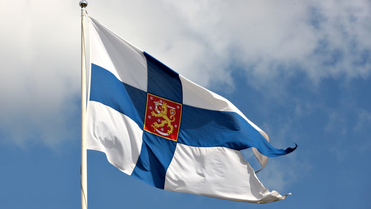 Puolustusvoimien lippu.