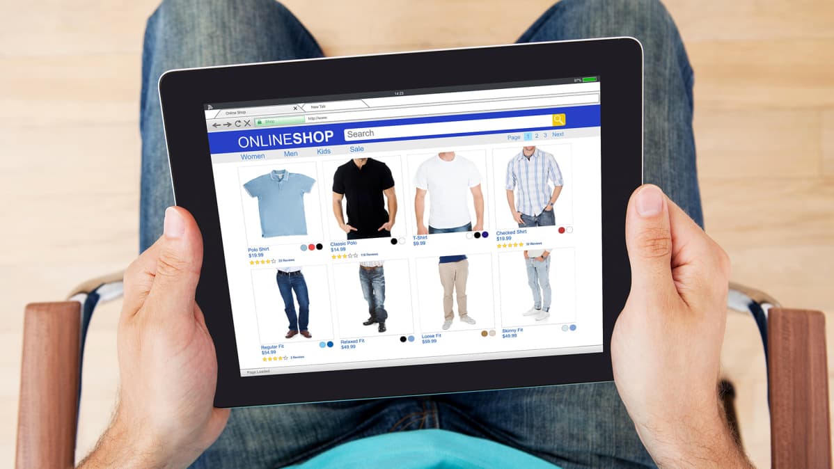mies online-shoppailee