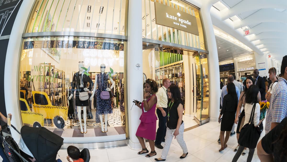 Kate Spade -liike New Yorkin World Trade Centerissä.