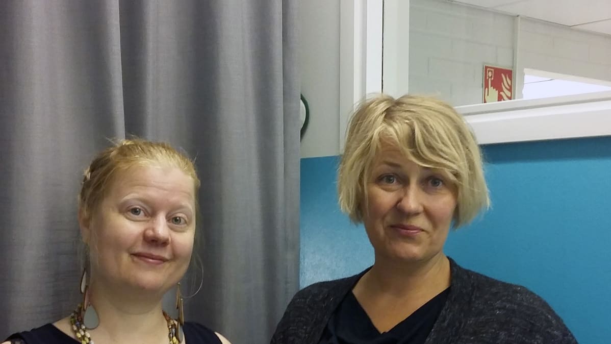 Erna Bodström ja Sanna Valtonen