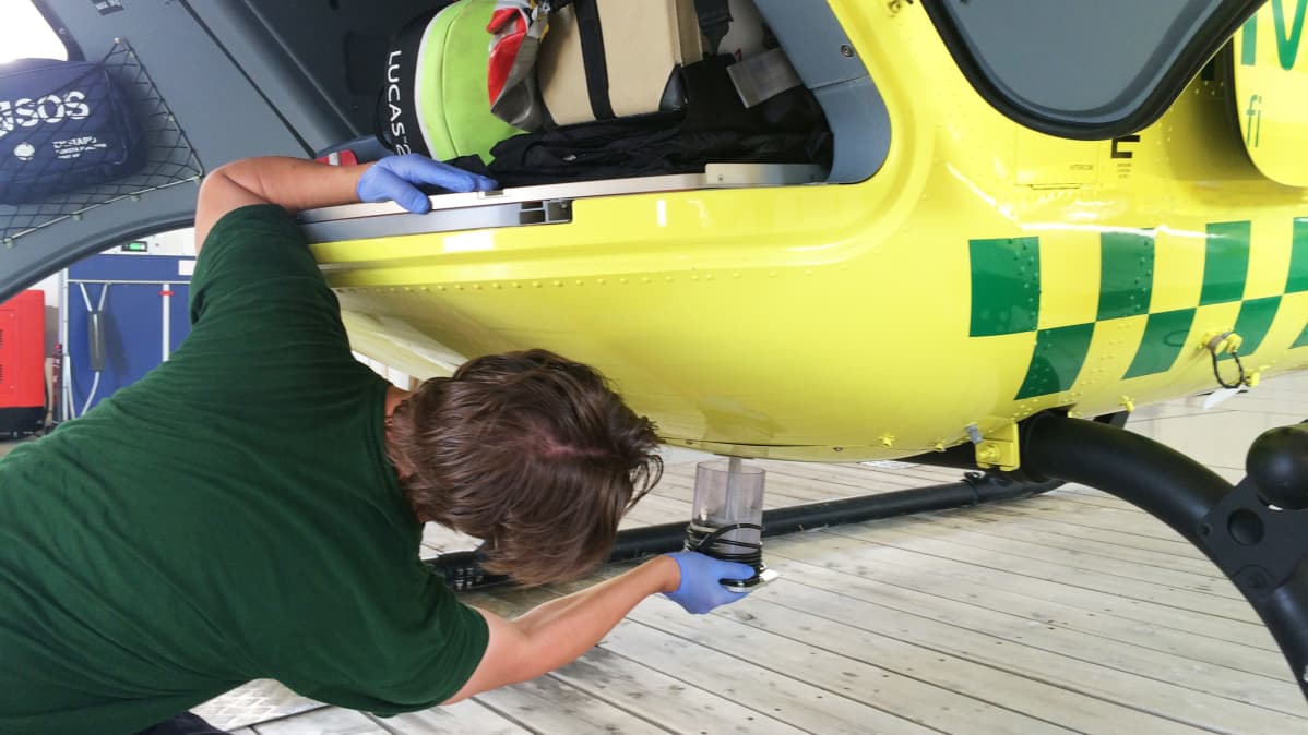Lentäjän aamustesti helikopterille